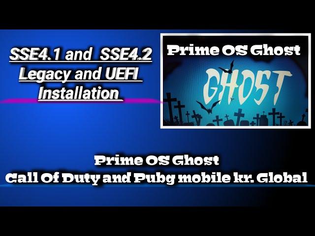 Prime OS Ghost _Official_Installation - PUBG MOBILE and COD_internal Audio Recording