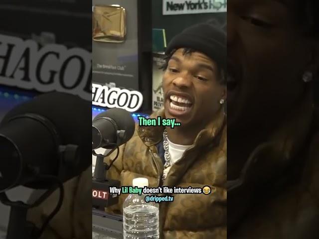 Why Lil Baby Doesn't Like Interviews 