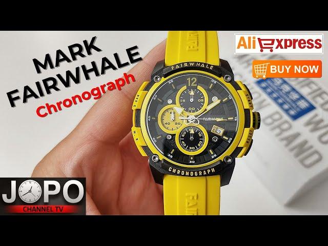 MARK FAIRWHALE FW4360 Luxury Chronograph Fashion Watch│Mark Fairwhale Watch Review│Subtitles