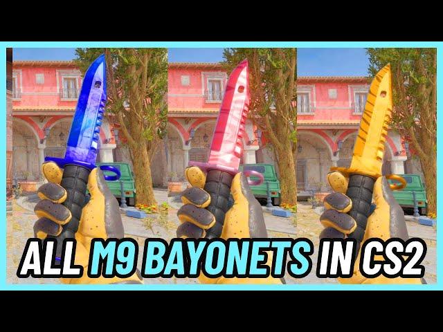  M9 BAYONET All Skins | CS2 In-Game [4K]