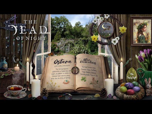 Witch's Ostara Altar 2024 Ambience ️ | The Spring Equinox | Witch ASMR & Nature Sounds