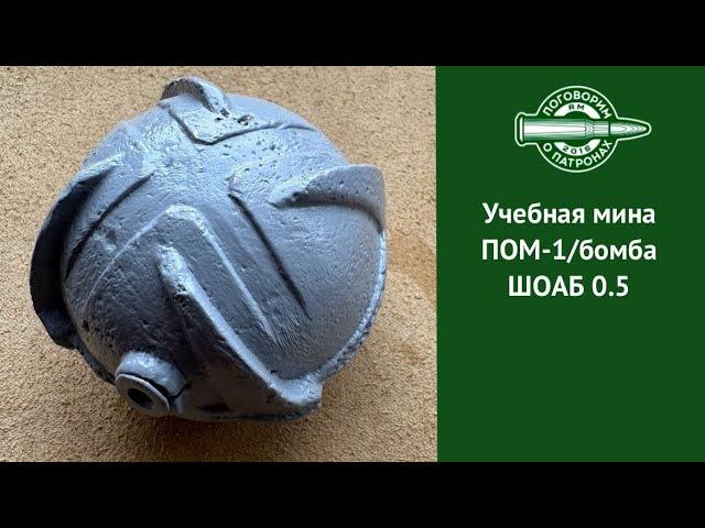 Макет мины ПОМ-1 и бомбы ШОАБ 0.5