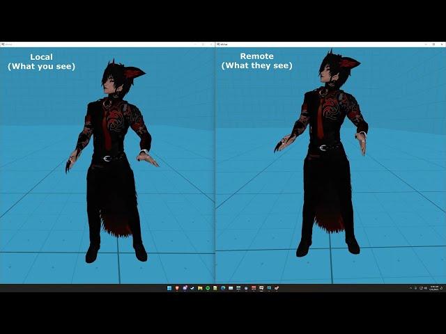 VRChat auto smoothes your tracking over the network