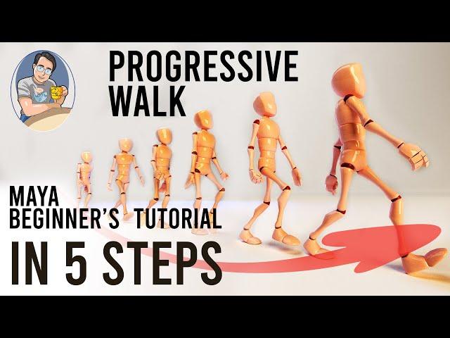 Maya Progressive Walk - Animation Tutorials | A Step by Step Guide