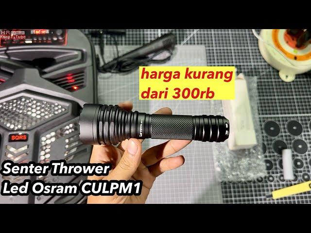 Senter tactical thrower super terang Leyoya M21A Osram CULPM1