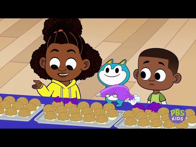 PBS KIDS "Lyla in the Loop" Clip - Stu Gets Frosting Everywhere!