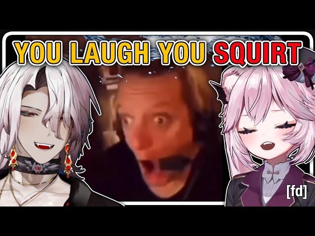 Aethel & Nyanners Do A You Laugh You 𝓢𝓺𝓾𝓲𝓻𝓽 Watching Memes