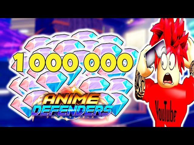 САМЫЙ ЛУЧШИЙ И БЫСТРЫЙ СПОСОБ ФАРМА ГЕМОВ В ANIME DEFENDERS ROBLOX