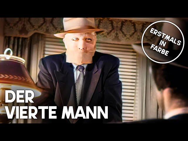 Der vierte Mann | KOLORIERT | Film Noir | Krimi | Deutsch