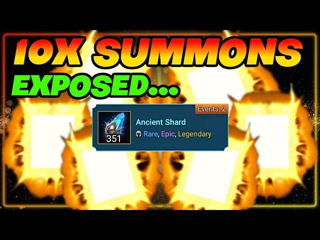 CRAZIEST 10X SUMMONS I'VE EVER SEEN ON ONE ACCOUNT?!? | RAID Shadow Legends