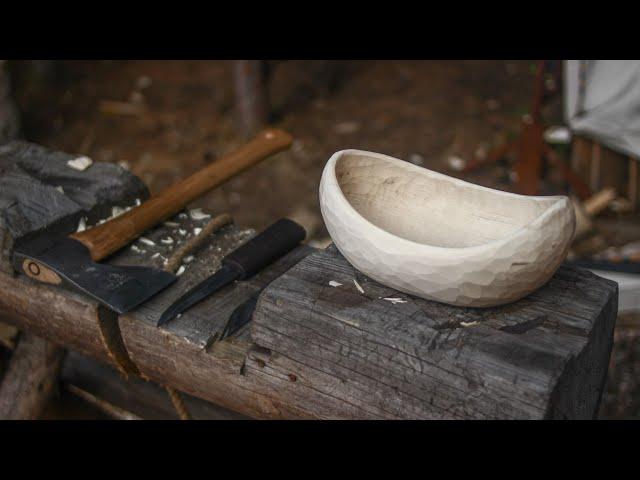 How to make a bowl - wood carving skills - DIY