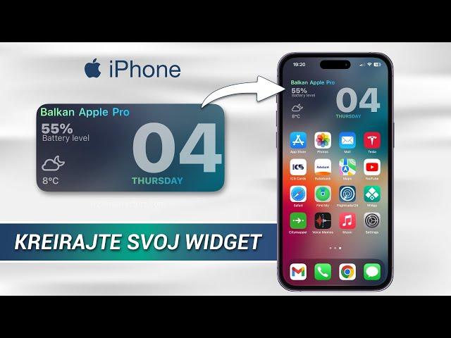 WIDGY - Kreirajte svoj widget za iPhone, iPad, Mac ili Apple sat.