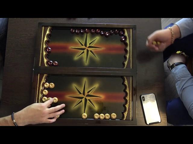 Playing Backgammon | Long Backgammon Party # 1