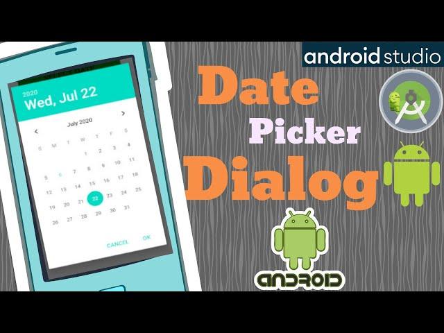 Date picker Dialog in Android | Java | Android Tutorial - Quick + Easy