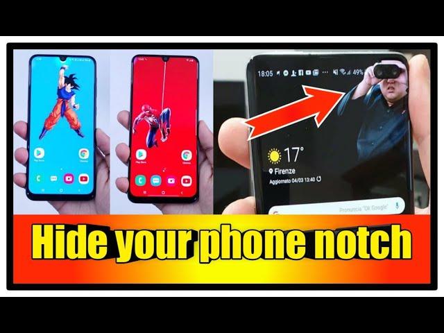 how to remove notch from any android phone , notch hiding wallpaper app free download by Tech world.