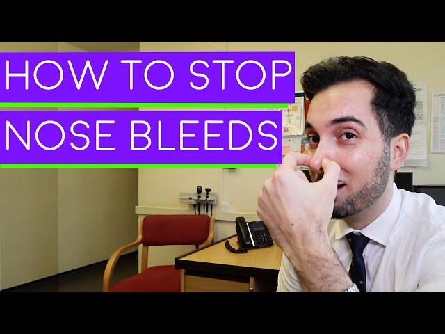 How To Stop A Nosebleed