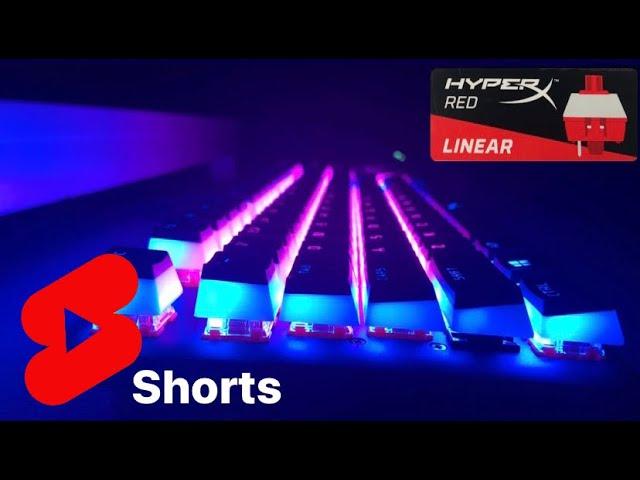 HyperX Alloy Orgins CoreRed Switch Sound Test #shorts