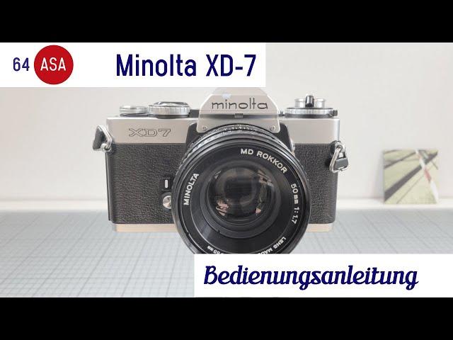 Minolta XD7 Anleitung (deutsch)