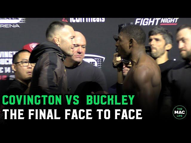 Colby Covington vs. Joaquin Buckley Final Face Off | UFC Tampa