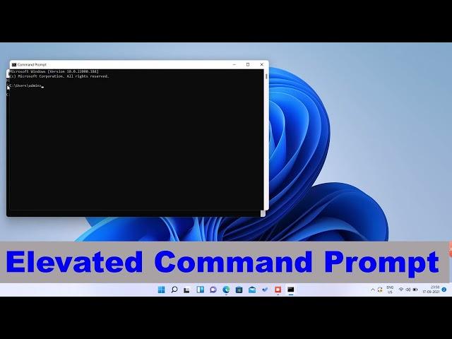 How to run Elevated Command prompt   Run as an administrator