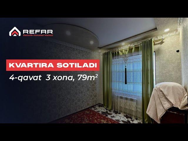 Sotiladi: 3 Xonali  Kvartira Farg'ona, Frunzenskiy | 35 000 USD | REFAR | E'lon ID: 255719