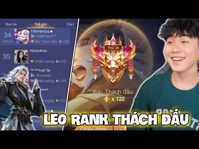 VUX LẦN ĐẦU LEO RANK THÁCH ĐẤU 122 SAO VÀ CÁI KẾT MEGAKILL LIÊN QUÂN MOBILE