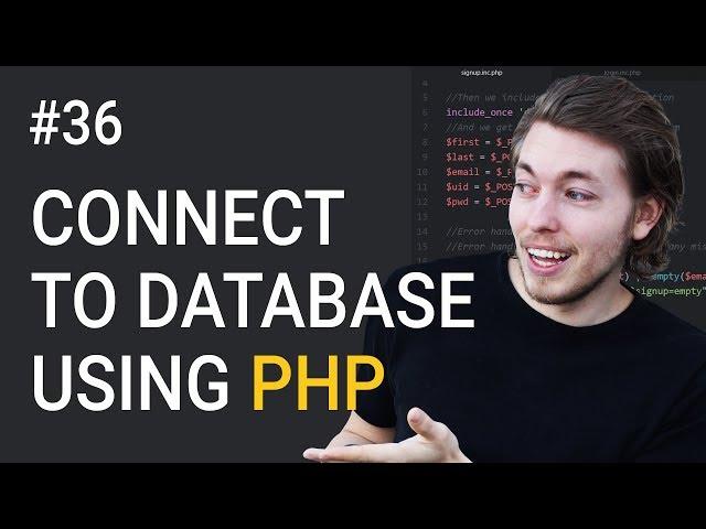 36: How to connect to a database in PHP | PHP tutorial | Learn PHP programming