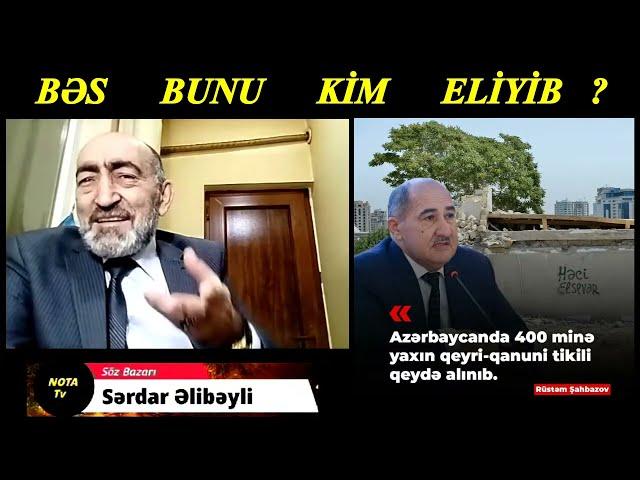 BUNU  ELİYƏN  MƏMURLAR  MEYDANDA  ASILMALIDIR .... 400  MİN  QEYRİ - QANUNİ  TİKİLİ.