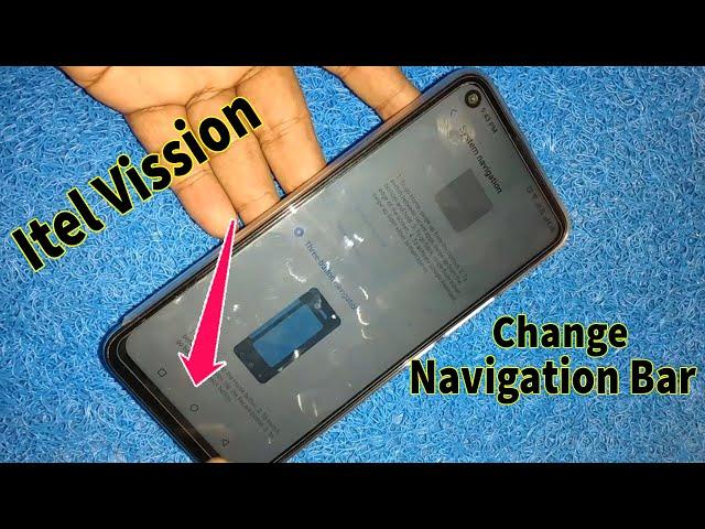 Itel16pro Vision 2 Change Navigation Bar | How to Unable Option Navigation bar | Back Button Vision