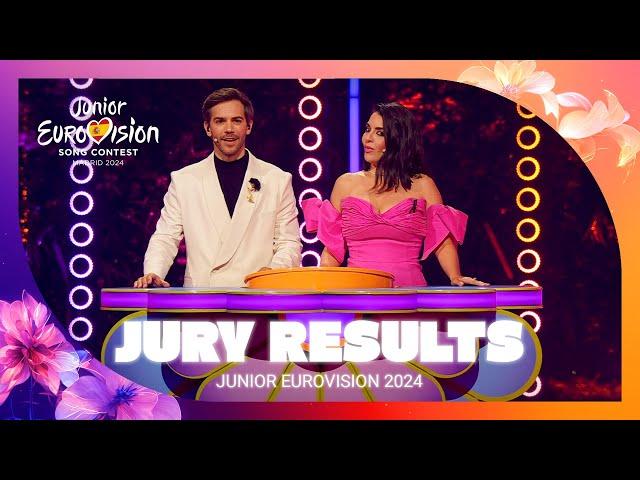 Jury Vote results | Junior Eurovision 2024 | #JESC2024