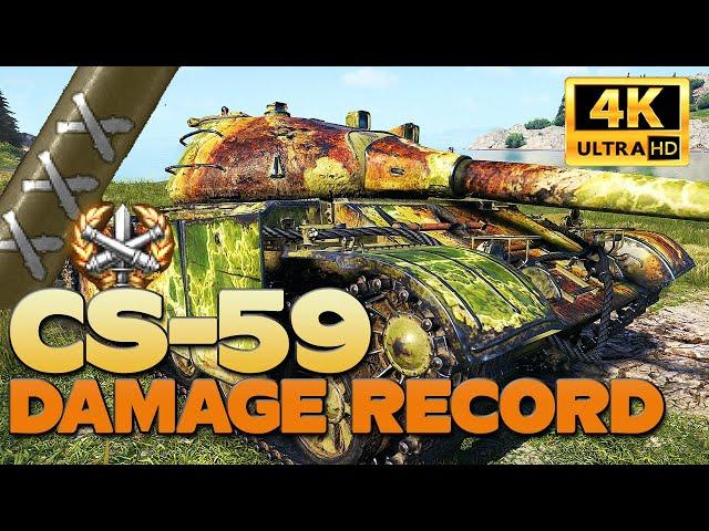 New CS-59 damage record & 3rd mark - World of Tanks