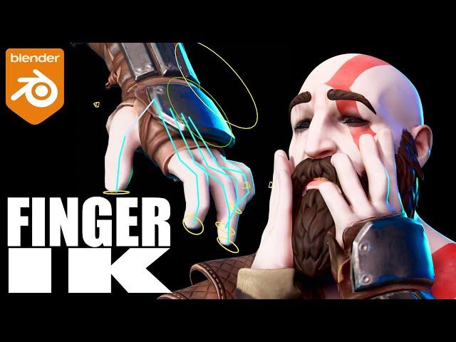 How To Make FINGER IK Rigs (Blender)