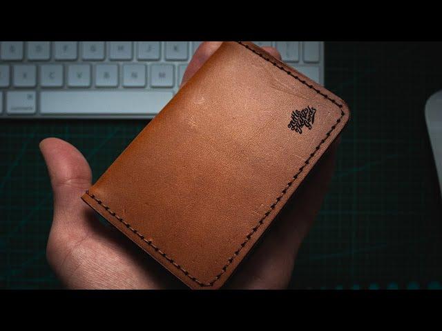 Little King Goods - DIY Wallet Leathercraft Kit | Timelapse