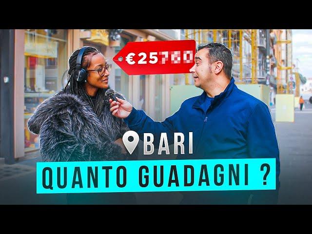 QUANTO GUADAGNANO gli Italiani ? (Bari)