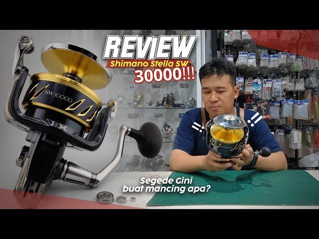 Reel segede gini buat mancing apa? | Review Shimano Stella SW 30000!!!!!!!