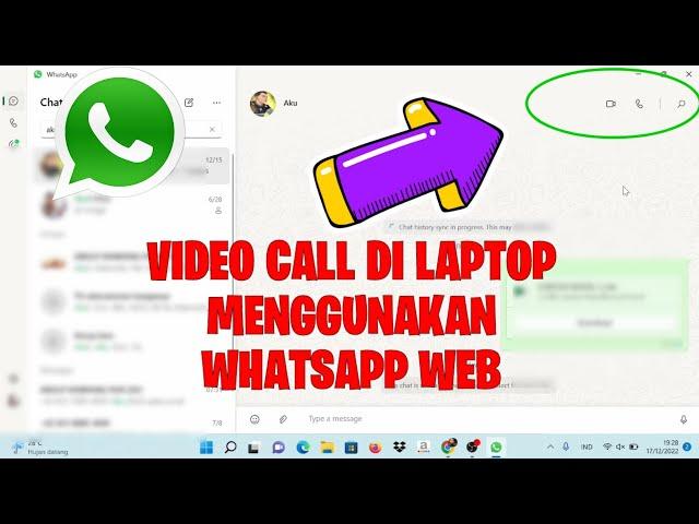 how to video call on laptop using whatsapp web