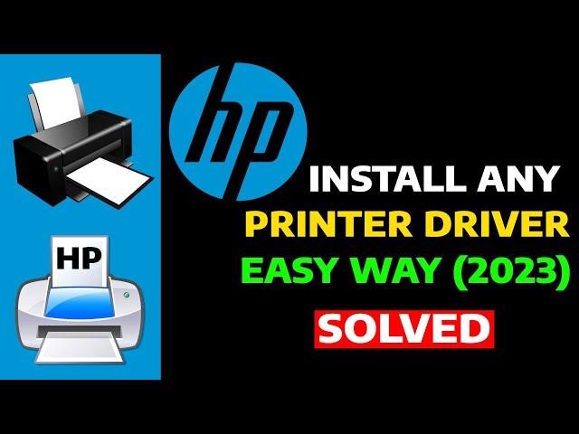 How to Download & Install Any Printer Drivers HP 2023 | HP Printer Software Installation Process