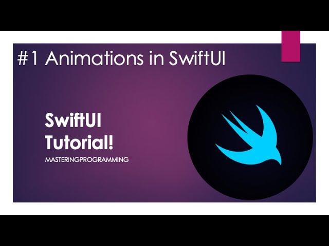 Animations in Swift UI, how to Animate Buttons In SwiftUI