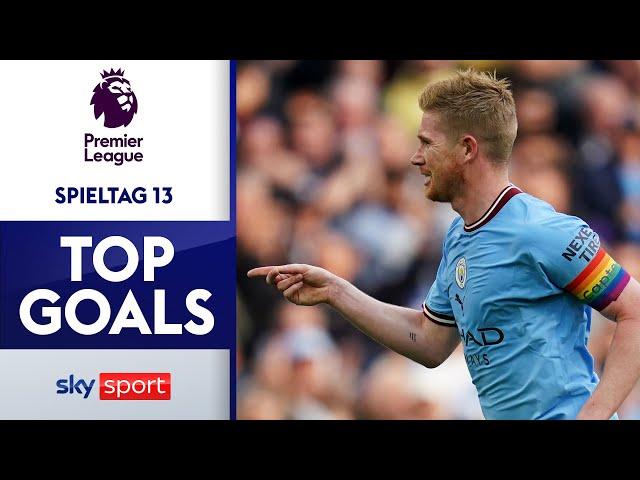 KDB mit Weitschuss-Traum  | Best Goals Matchweek 13 | Premier League 22/23