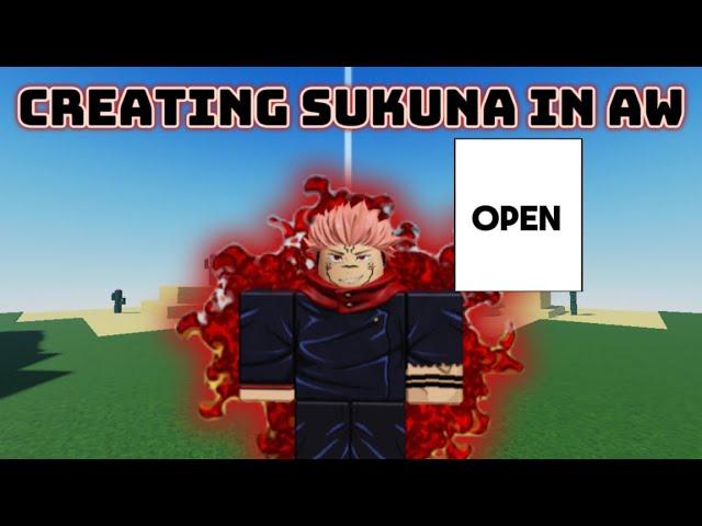 Creating Sukuna in Ability Wars(Custom Combo)