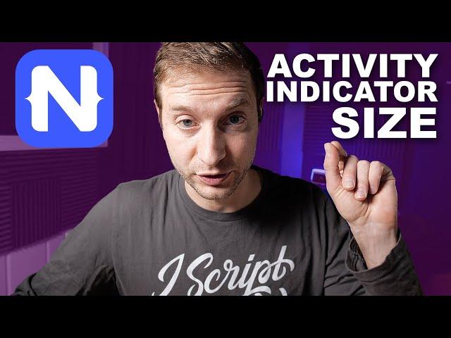 NativeScript ActivityIndicator Size