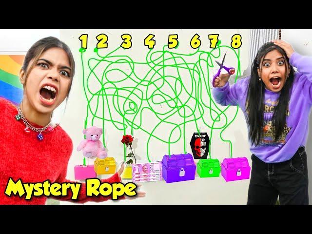 Don't Cut ️ the wrong Rope Challenge! *Mystery Box*