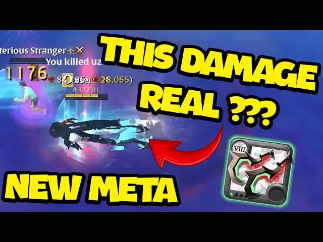 NEW META !!! THIS DAMAGE REAL ??? DEATH GIVERS ONE SHOT BUILD | SOLO PVP | ( Albion Online )