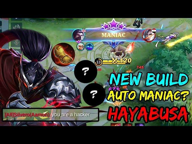 USE THIS NEW KHAYA HAYABUSA BUILD FOR FREE MANIACS! | EPIC SKIN GAMEPLAY - MLBB