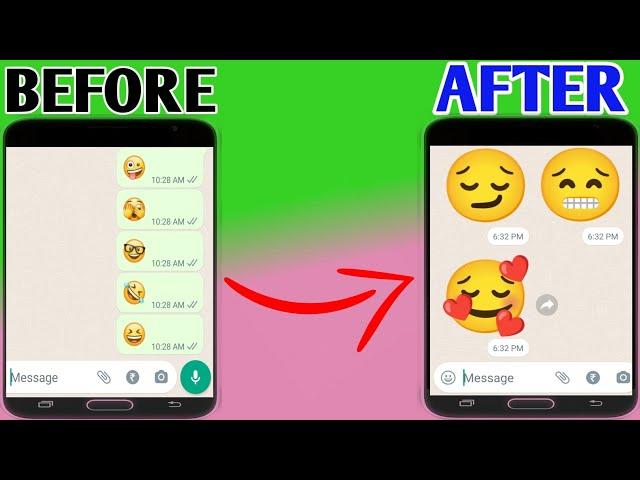 How To Send Big Emoji On Whatsapp // Whatsapp Send Big Emoji