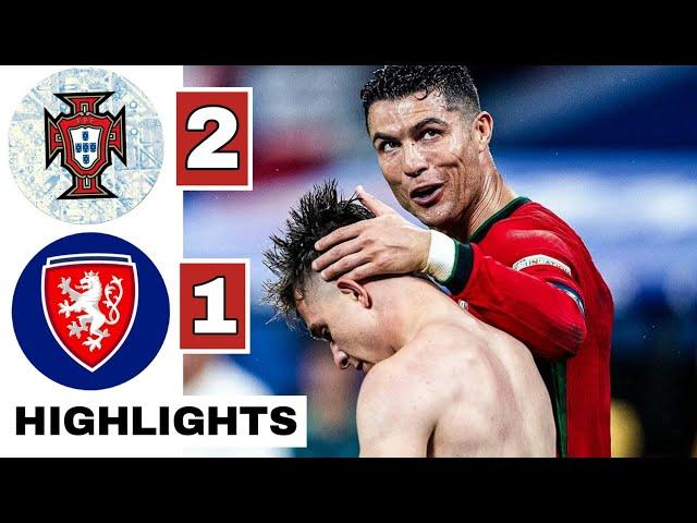 Portugal vs Czechia (2-1) HIGHLIGHTS: Provod, Hranáč & Conceição GOALS| EURO 2024