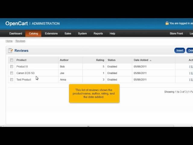 How to manage product reviews and ratings in OpenCart