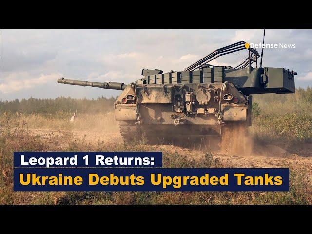 Ukraine showcases upgraded Leopard 1 tank