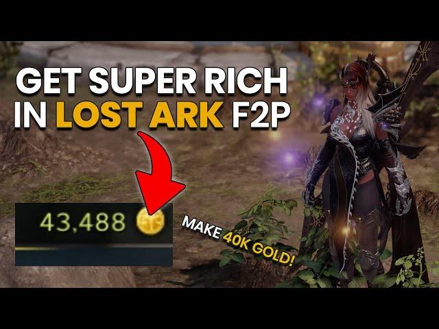 How I Made 40,000 Gold In Lost Ark As A Free 2 Play Player! (Full guide)