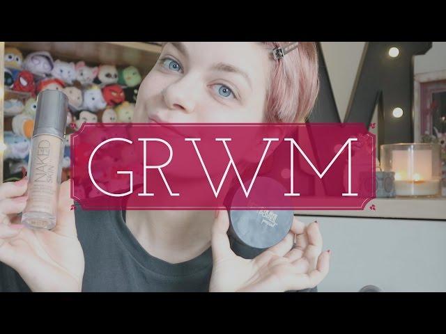 GRWM // GREEN LINER & PINK LIPS